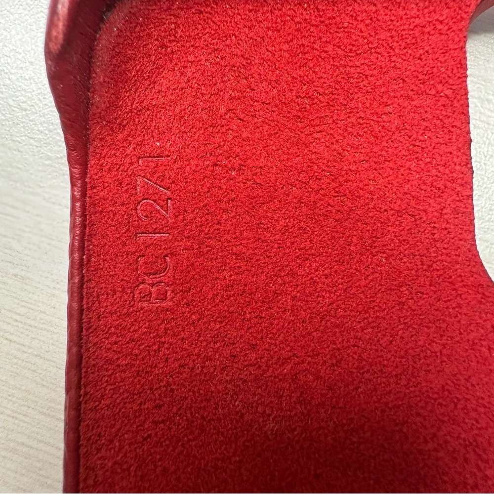 Louis Vuitton Red Leather iPhone Case with Monogram Card Pocket - Picture 5 of 11